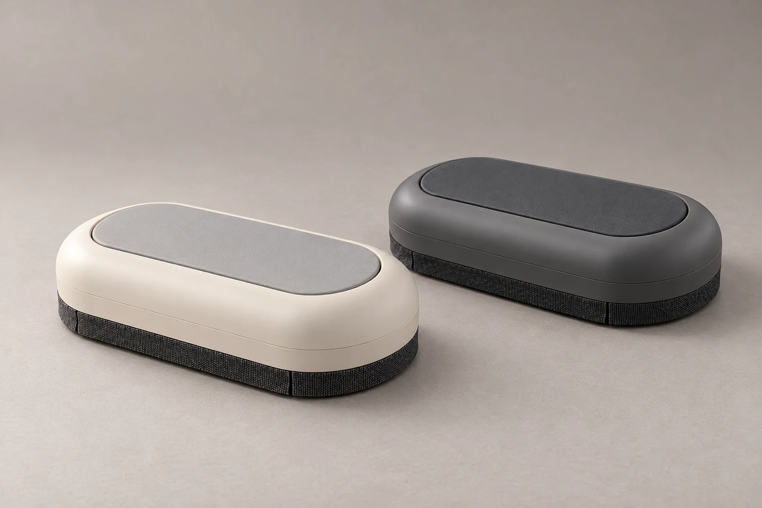 SootheMotion matte ivory and graphite colour concepts