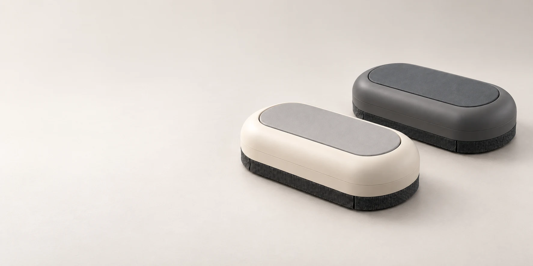 Ivory and graphite SootheMotion product visualisations